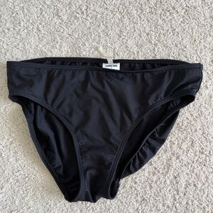 Lands' End Women's Classic Black Bikini Bottom Size 8